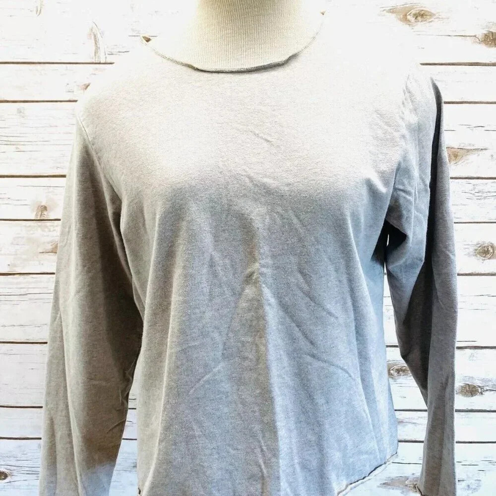 EDDIE BAUER Women Long Sleeve Pullover Crew Neck Casual Shirt Top Size Large